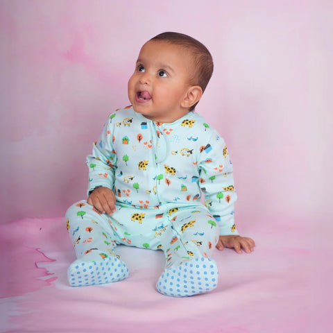 TRACTOR TROT SLEEPSUIT