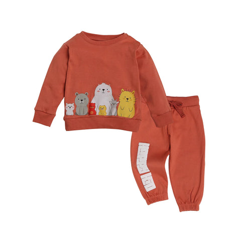 Animal Pals Sweater & Explorer Patch Joggers