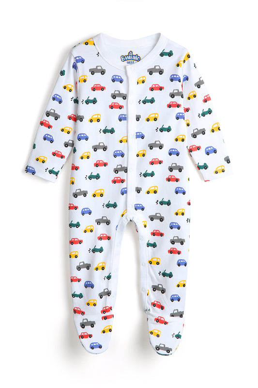 Tiny Cars  Sleepsuit