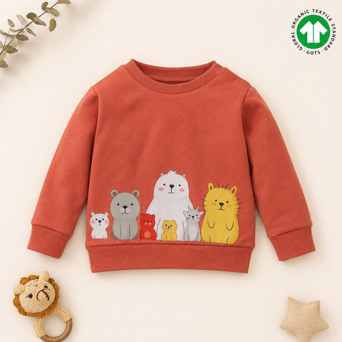 Organic Cotton Sweatshirt Jogger 2 Pcs Set