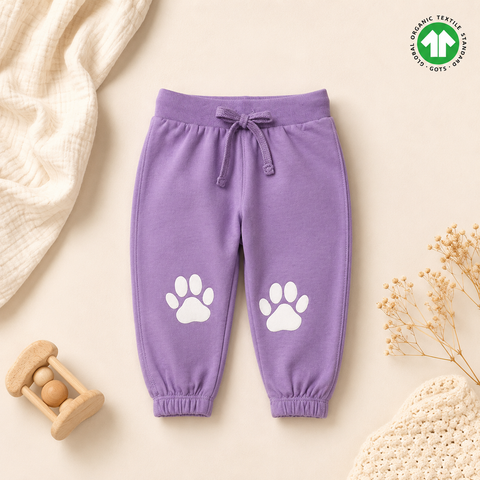 Organic Cotton Ruffle Tshirt Pajama 2 Pcs Set