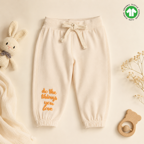 Jhabla Pajama Set Organic Cotton Brown & Cream