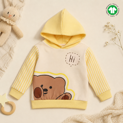 Baby Boys & Girls Teddy Bear Hoodie & Jogger 2 Pcs Set