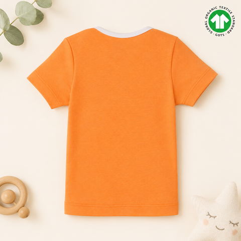 "Pawsitively" Cute Organic Cotton Baby Tee – Soft, Playful & Everyday Comfy