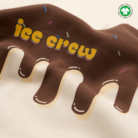 "Ice Crew" Organic Cotton Sweatshirt – Cozy, Fun & Perfect for Little Trendsetters