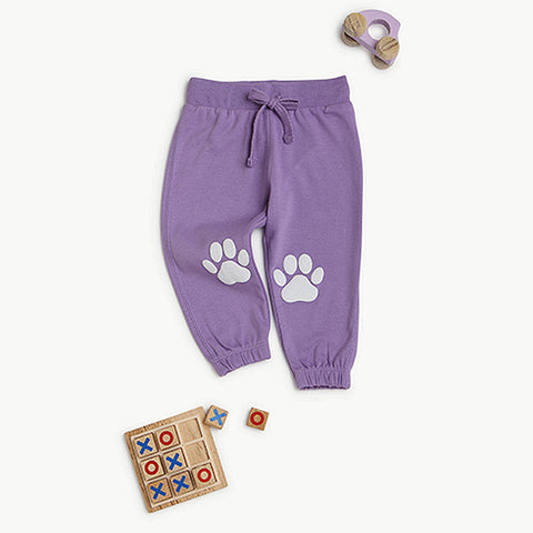 Puppy Love Bodysuit & Jogger Set – Premium Soft Full Sleeve Onesie with Paw Print Pants