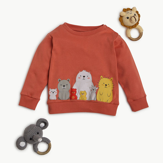 Animal Cartoon Sweat Shirt