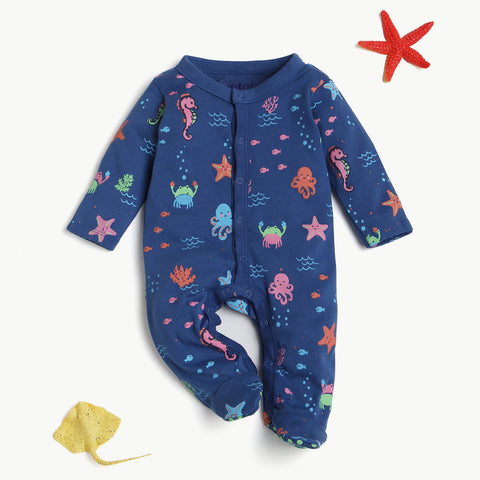 Snuggle Seas Organic Sleepsuit Duo (Pack of 2)