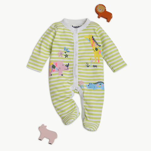 TROPICAL SAFARI  SLEEPSUIT