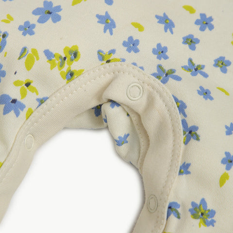 FLORAL RUFFLE FOOTIE