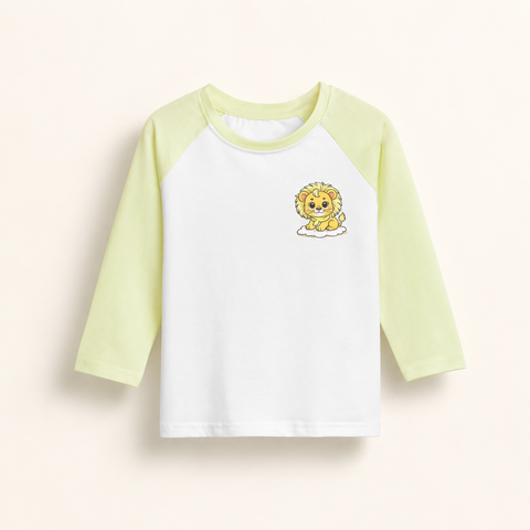 Mimo the Lion | Raglan Night Suit | Lyocell Cotton | Green