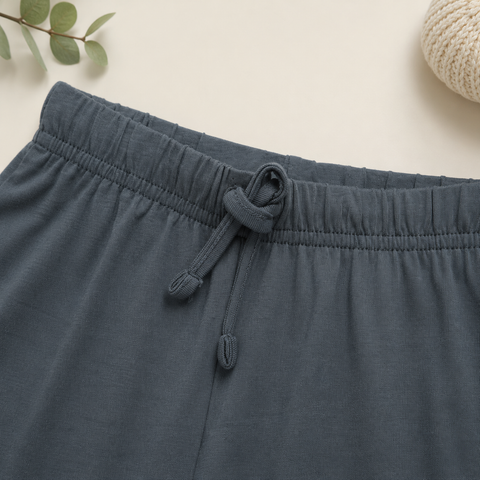 Kiki the Monkey Tshirt Shorts Set Lyocell Cotton Blend | Grey