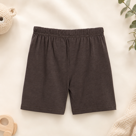 Poko the Panda Tshirt Shorts Set Lyocell Cotton Blend | Beige