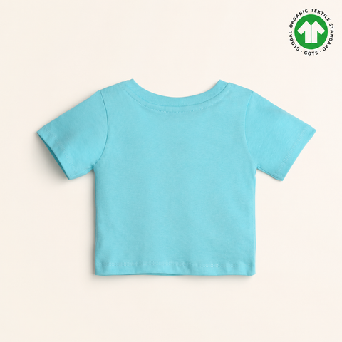 Organic Cotton Sailor Print T Shirt Shorts 2 Pcs Set boys