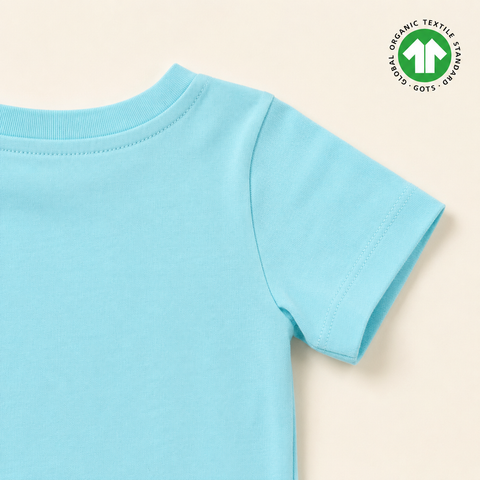 Organic Cotton Tshirt Sailor Theme Print Boys