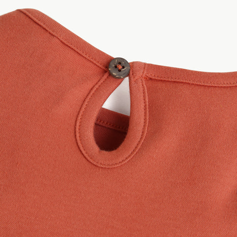 Happy Bear Striped Baby Dress & Bloomer Set