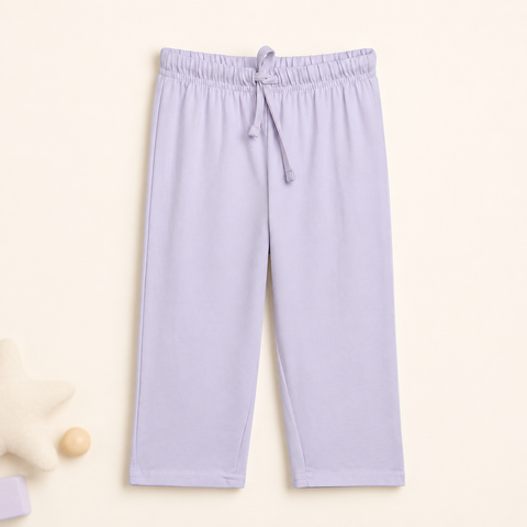 Luna the Unicorn Raglan Nightsuit Lyocell Cotton | Lavender