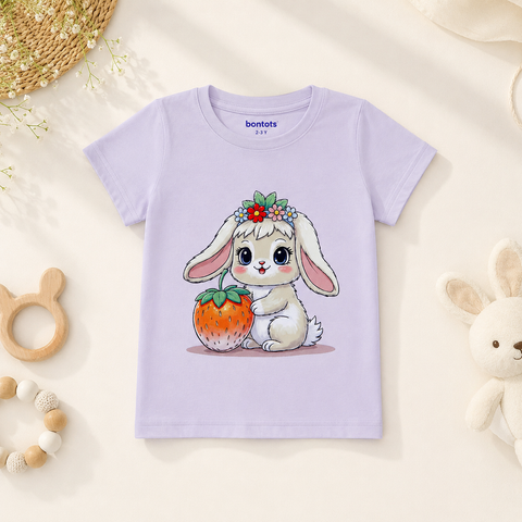 Mimo the Lion Tshirt Shorts Set Lyocell Cotton Blend | Lavender