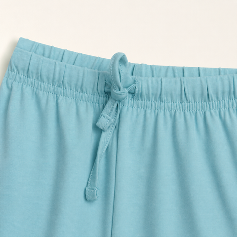 Coco the Teddy Tshirt Shorts Lyocell Cotton Blend | Blue