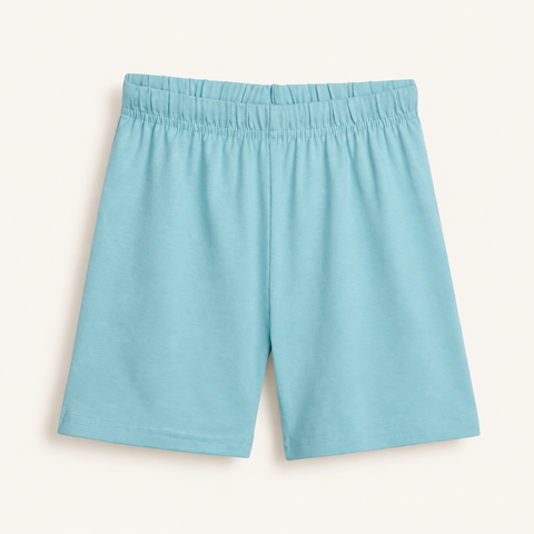 Coco the Teddy Tshirt Shorts Lyocell Cotton Blend | Blue