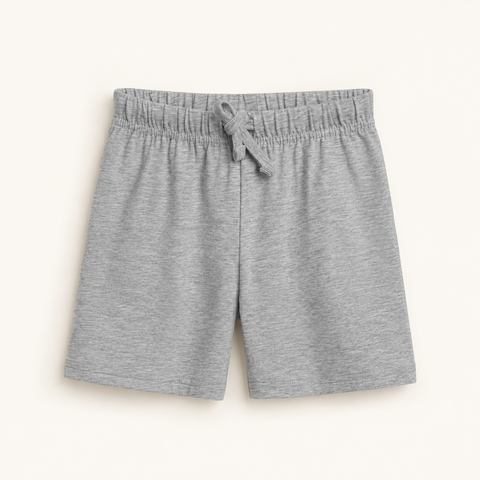 Gigi the Giraffe Tshirt Shorts Set Lyocell Cotton Blend | Melange Grey