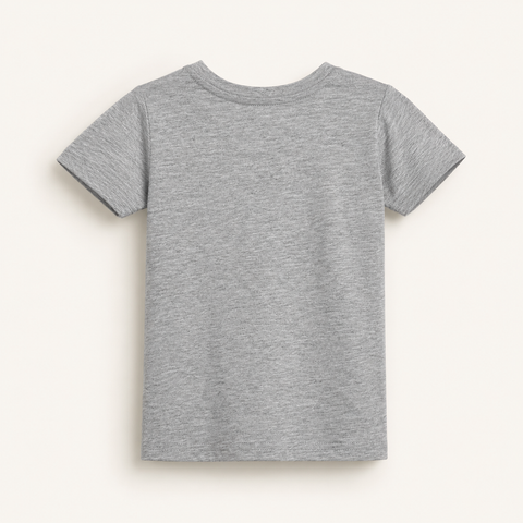 Gigi the Giraffe Tshirt Shorts Set Lyocell Cotton Blend | Melange Grey