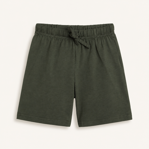 Kiki the Monkey Tshirt Shorts Lyocell Cotton Blend | Green