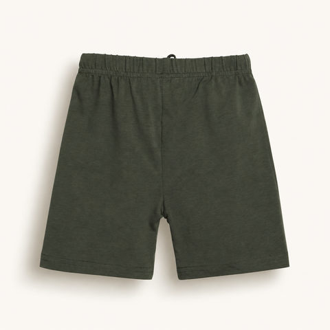 Kiki the Monkey Tshirt Shorts Lyocell Cotton Blend | Green