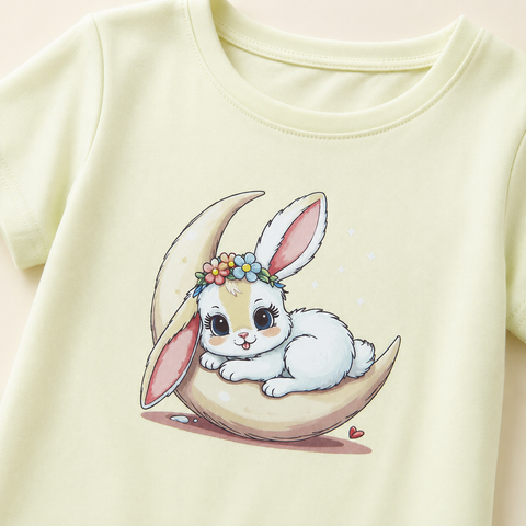 Bella the Bunny Co-ord Set Lyocell Cotton | Yellow White