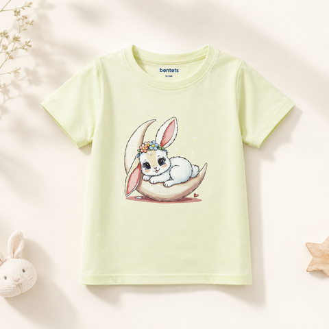 Bella the Bunny Co-ord Set Lyocell Cotton | Yellow White
