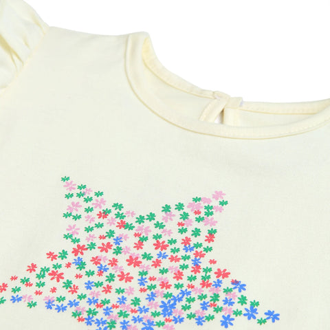 TWINKLE FLOWER STAR TEE
